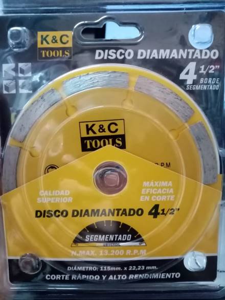 Disco Diamantado Borde Segmentado K&C
